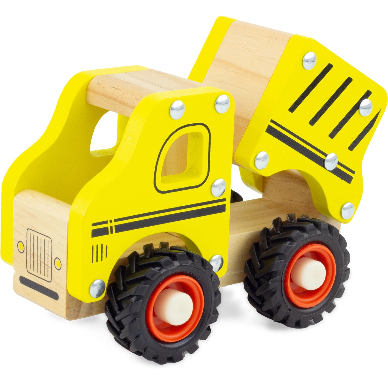 Kipplaster aus Naturholz