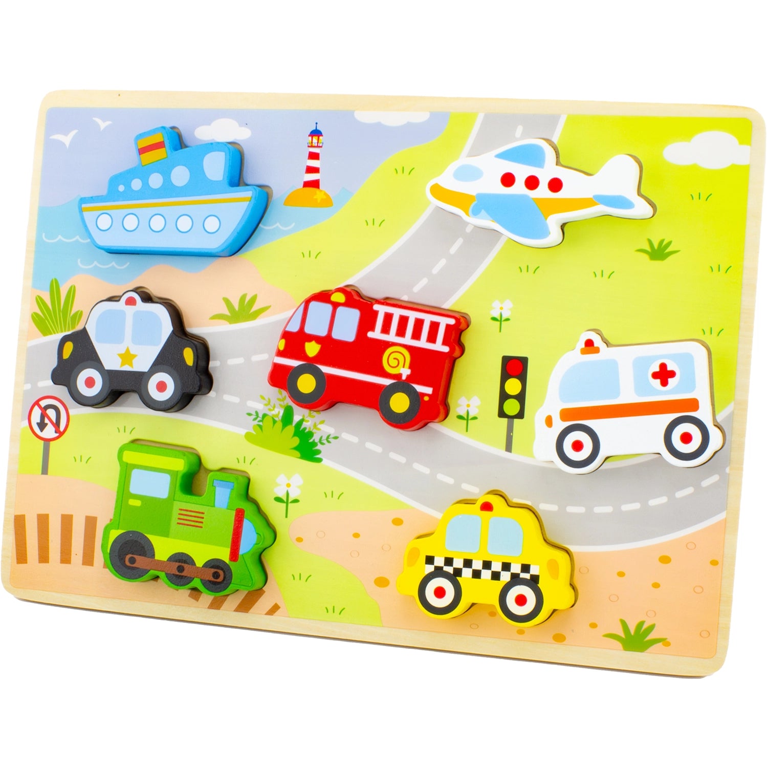 Holzpuzzle Fahrzeuge