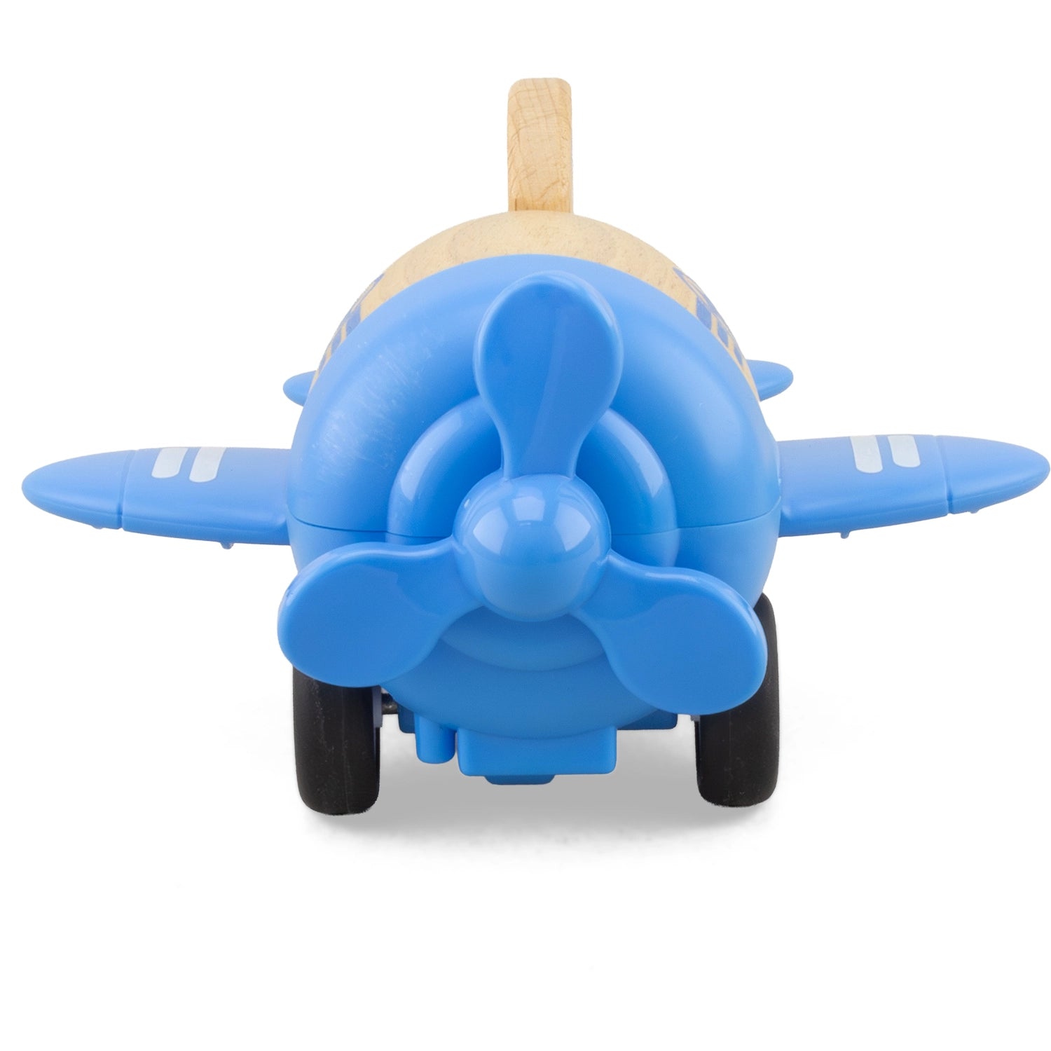 Propellerflugzeug aus Holz