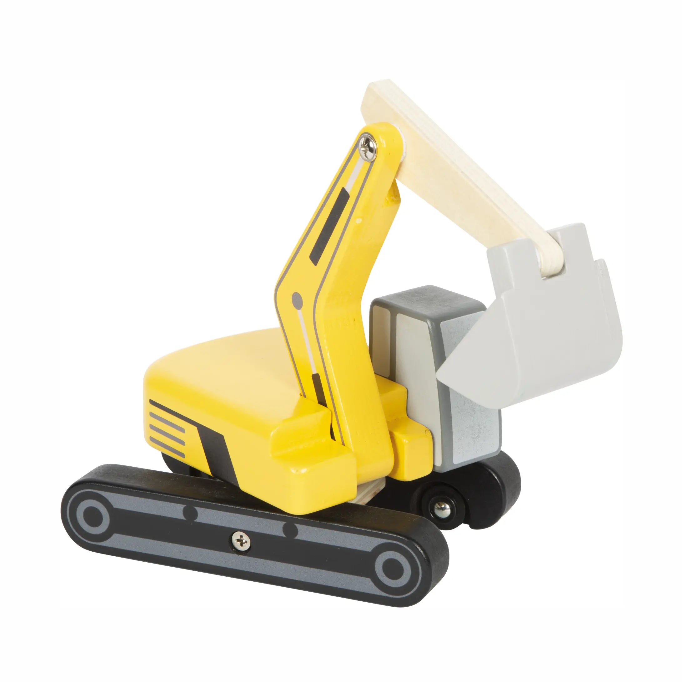 Schaufelbagger aus Holz